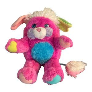 Popples Plush Pink Blue Yellow PRIZE 12” Stuffed Animal Vintage Pocket